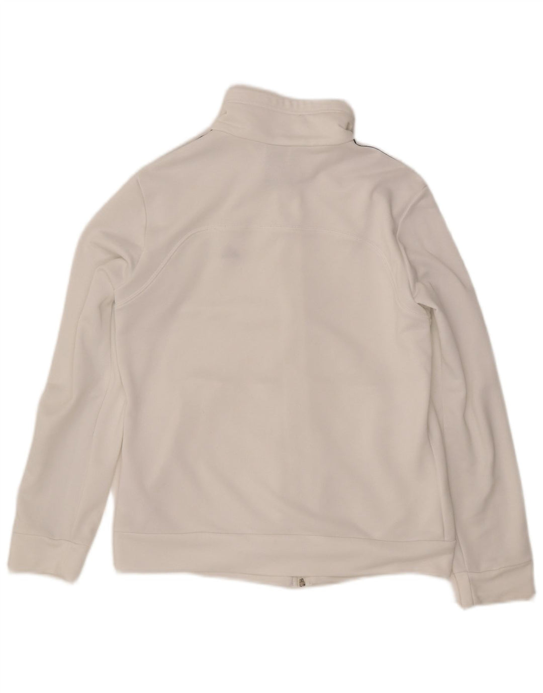 Женская спортивная куртка ADIDAS UK 12/14, средний белый полиэстер