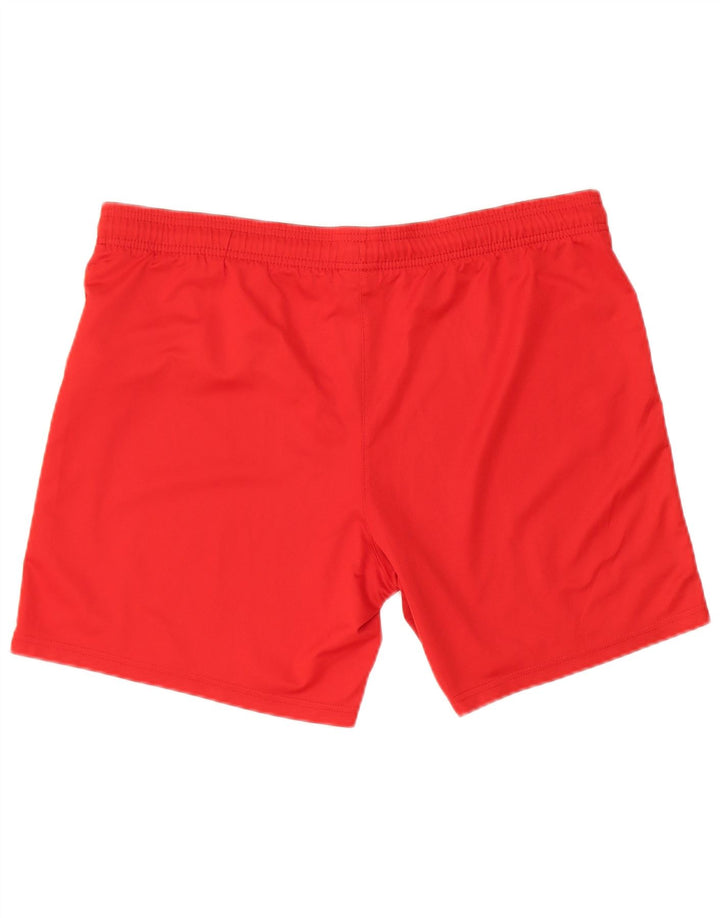 Мужские спортивные шорты Nike Dri Fit из полиэстера среднего красного цвета