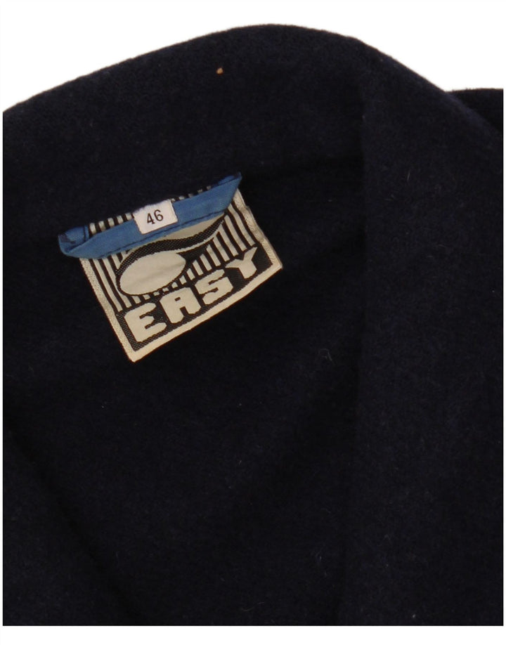 Женский пиджак EASY с рукавом 3/4 и 4 пуговицами IT 46, большой темно-синий