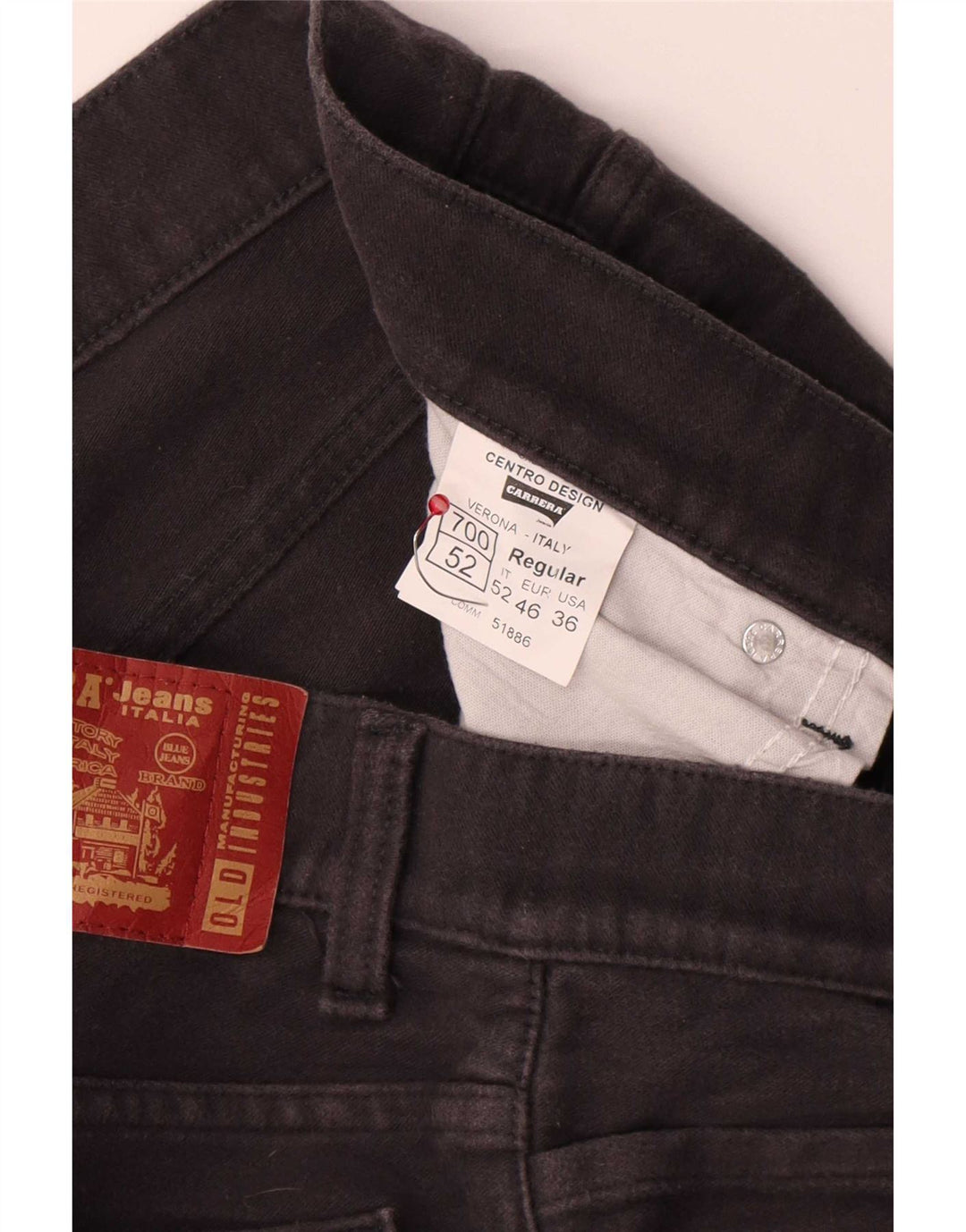 Carrera Mens 700 Regular Casual Брюки W36 L32 Серые хлопковые