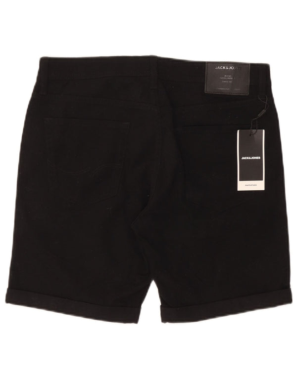 Мужские повседневные шорты Jack & Jones Regular W32, черные, хлопковые