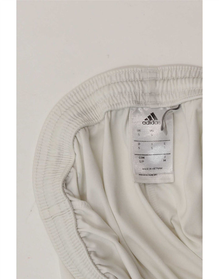 Мужские спортивные шорты Adidas Climalite, маленький белый полиэстер