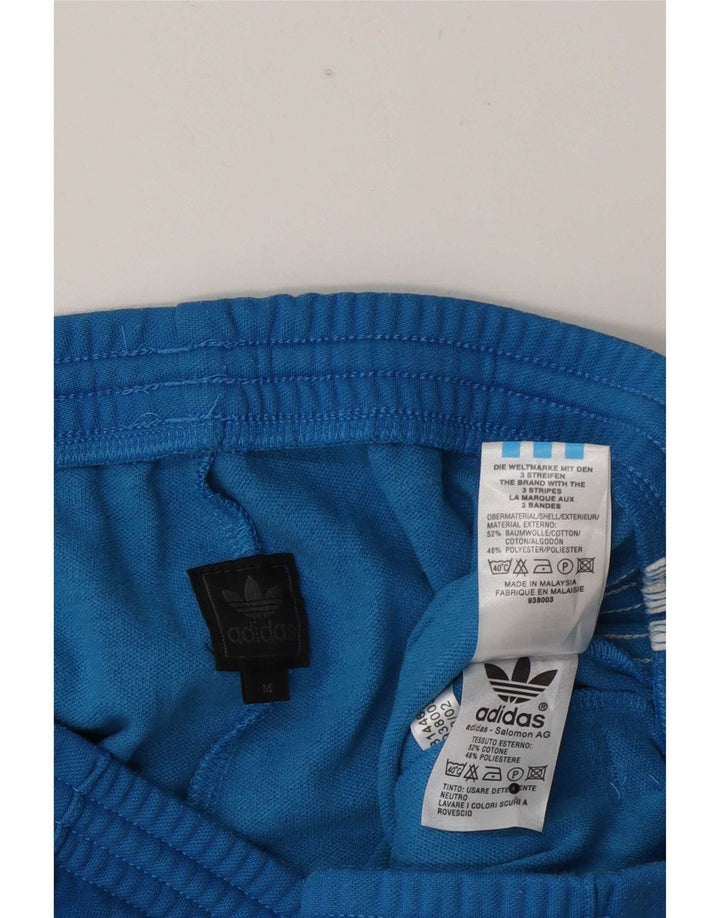 Мужские спортивные брюки Adidas из хлопка среднего синего цвета