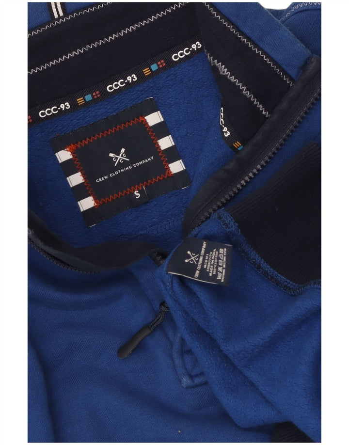 Crew Clothing Мужской свитшот с графическим рисунком, джемпер, маленький синий, с цветными блоками