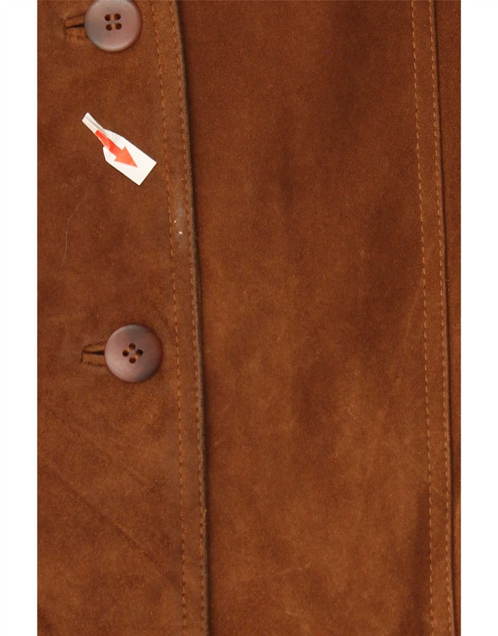 Женская замшевая куртка Conbipel IT 44 Medium Brown Leather