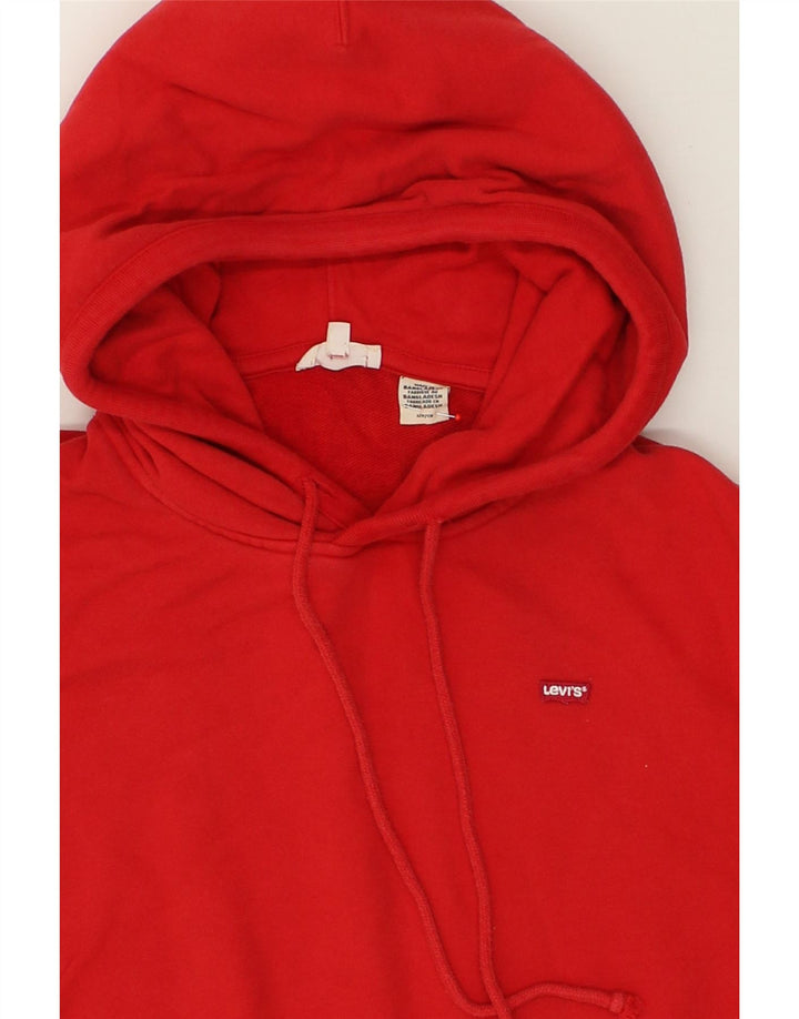 LEVI'S Mens Hoodie Jumper Small Red Cotton | Vintage Levi's | Thrift | Second-Hand Levi's | Used Clothing | Messina Hembry 