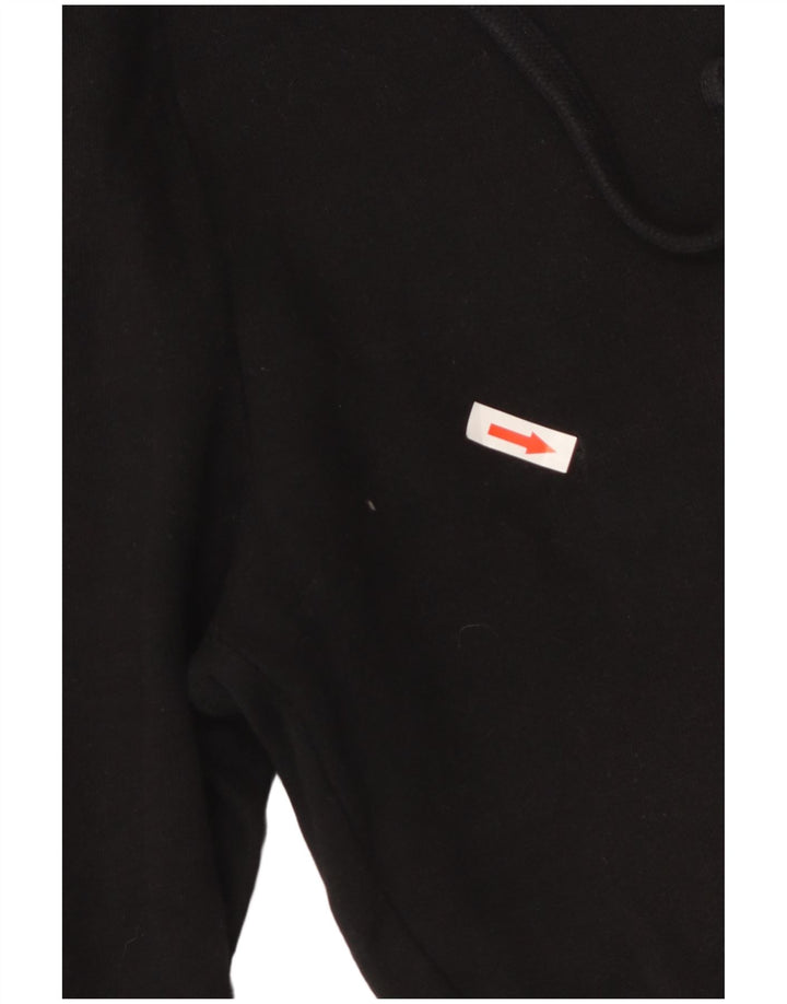 JACK WILLS Женские спортивные брюки с графическим принтом, брюки для бега, UK 8, маленькие черные