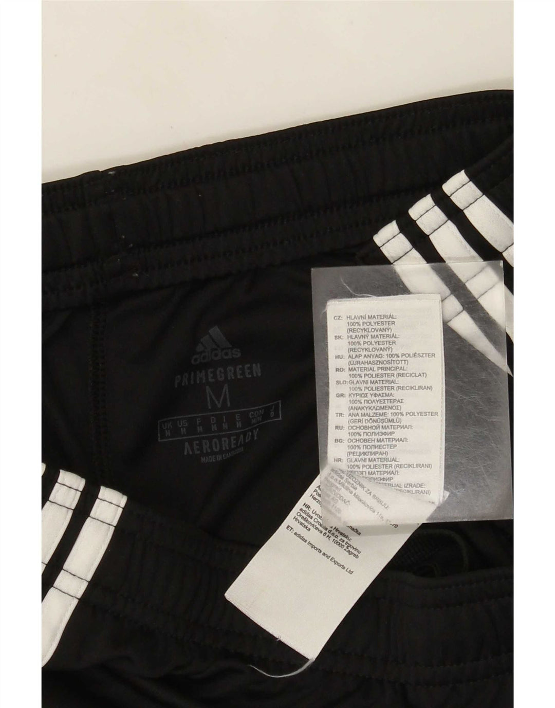 Мужские спортивные шорты Adidas Aeroready, средний черный полиэстер