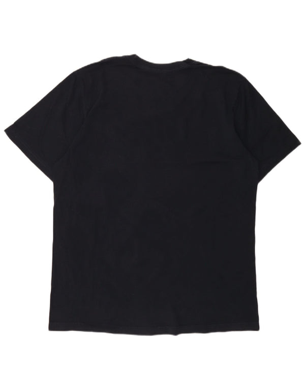 Мужская футболка стандартного кроя NIKE с графическим рисунком, Великобритания, размер 46/48 XL, темно-синий