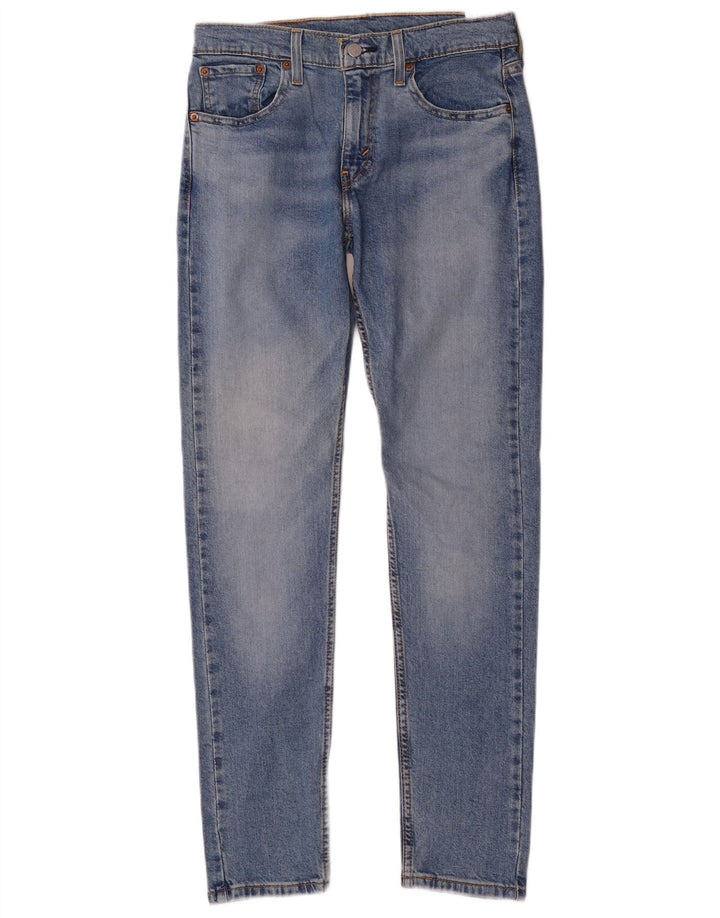 Женские узкие зауженные джинсы Levi's W30 L32, синий хлопок