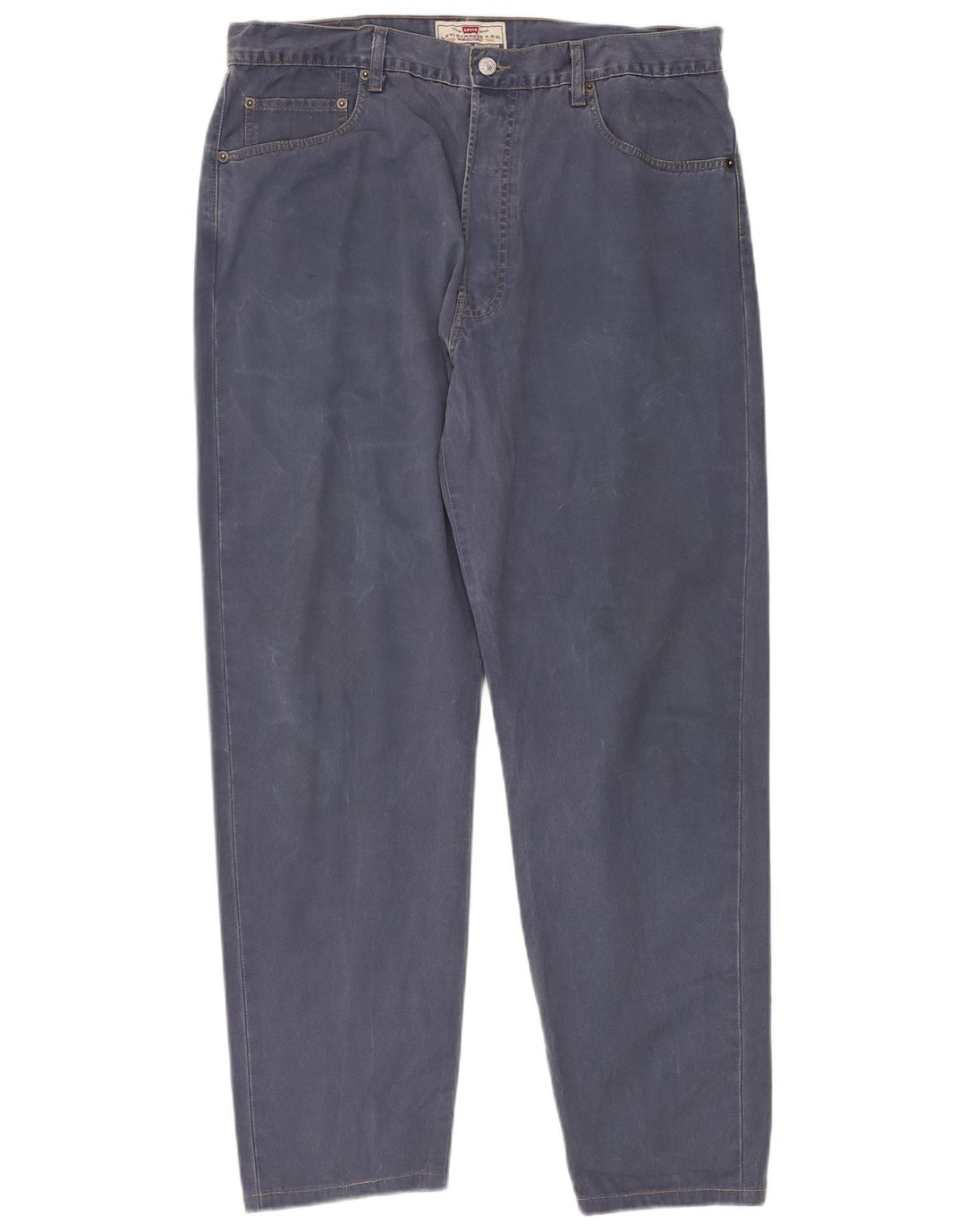 Мужские зауженные джинсы LEVI'S 451 W38 L30 синие, хлопок