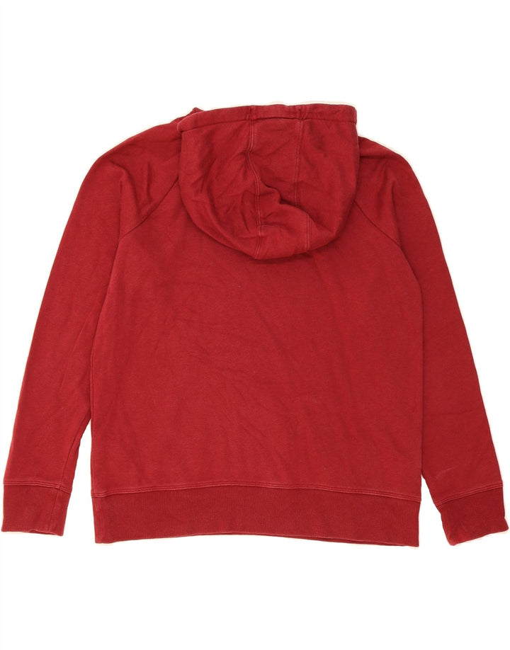 UNDER ARMOUR Womens Hoodie Jumper UK 14 Medium Red Cotton Vintage Under Armour and Second-Hand Under Armour from Messina Hembry 