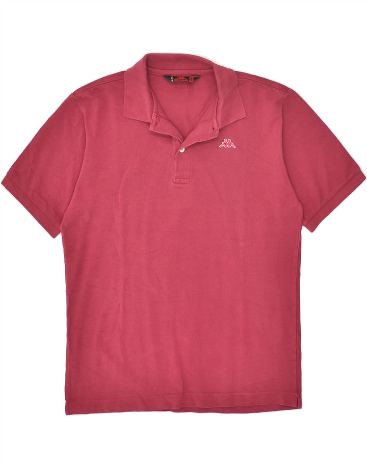 KAPPA Mens Polo Shirt Medium Pink Cotton Vintage Kappa and Second-Hand Kappa from Messina Hembry 