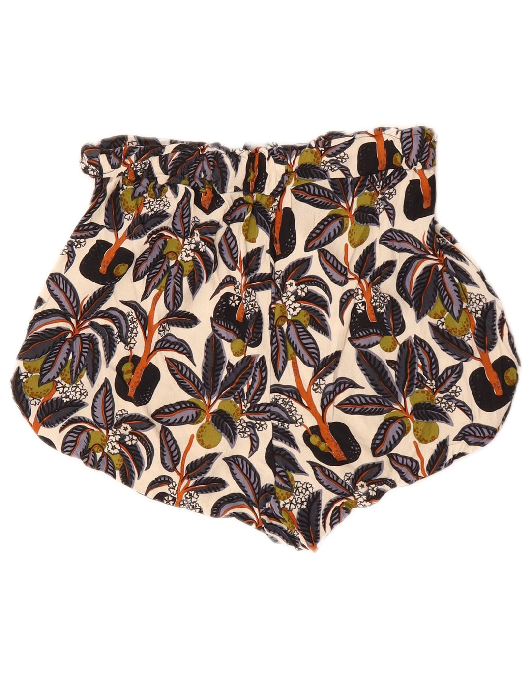 Женские повседневные шорты Zara, маленькие W26, разноцветные с цветочным принтом