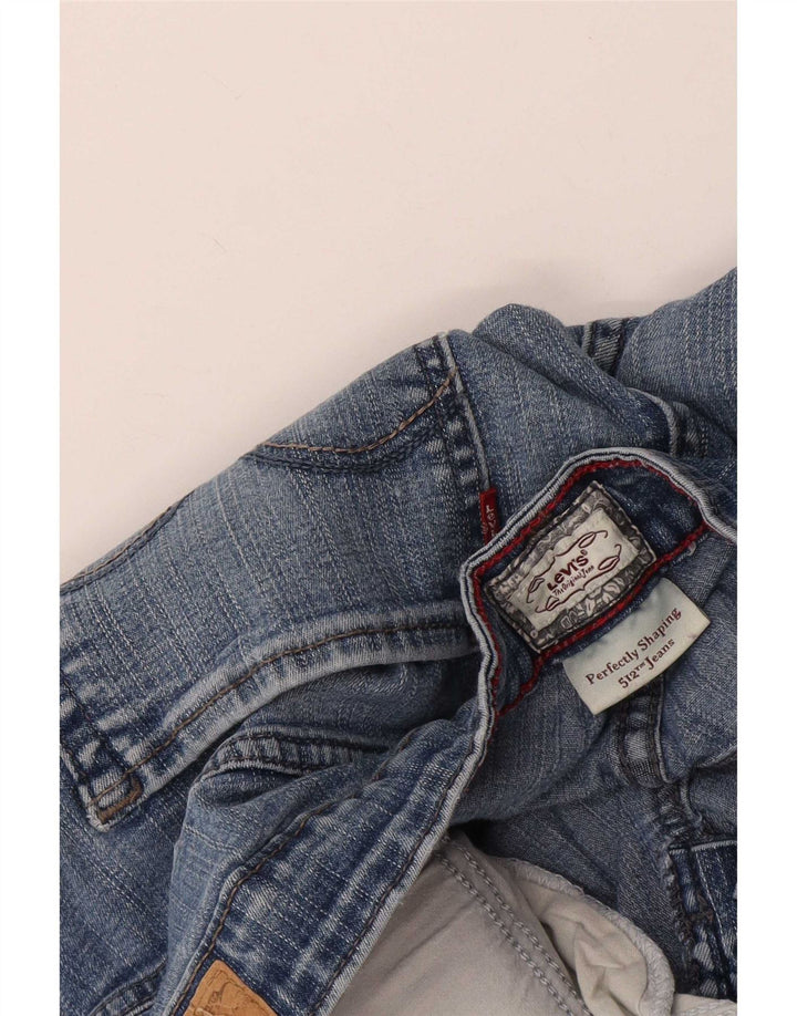 Женские джинсовые шорты-бермуды Levi's 512 W34, большие синие