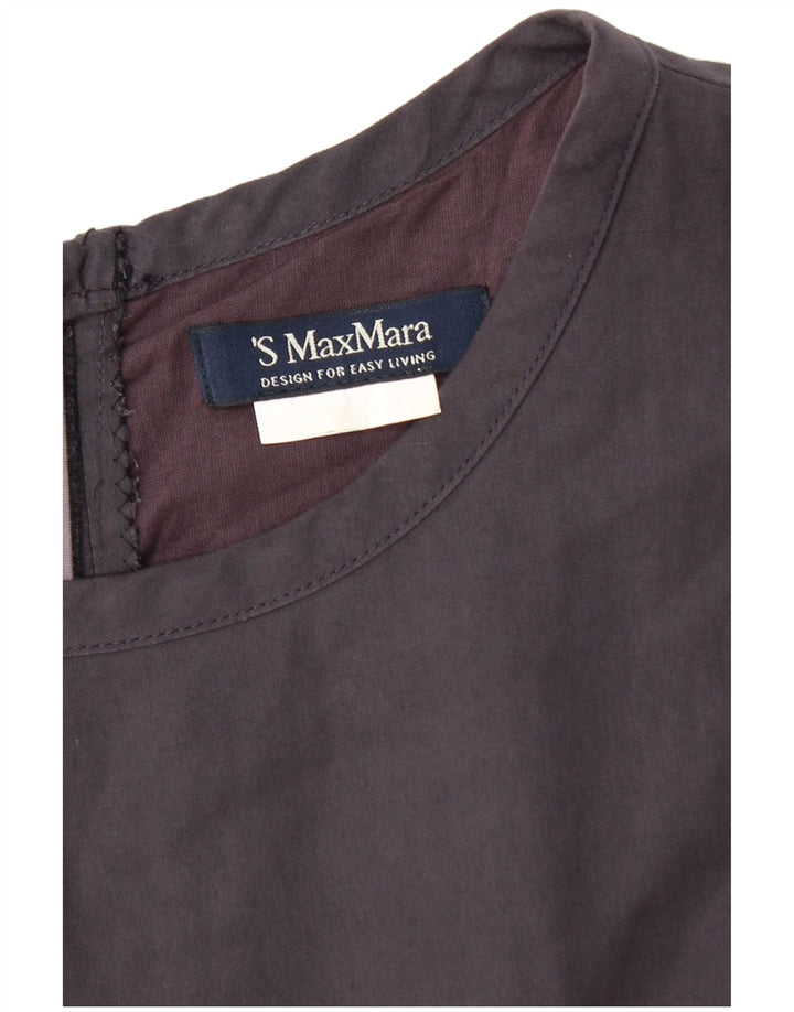 Женское платье-футляр без рукавов Max Mara UK 12, средний фиолетовый