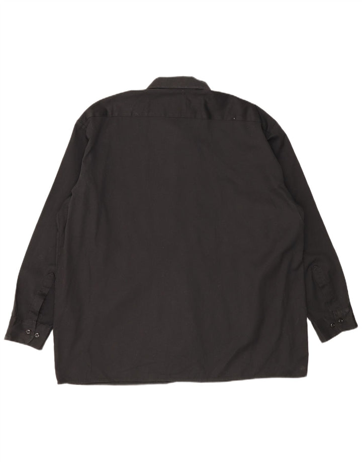 Мужская рубашка Dickies 2XL черная из полиэстера