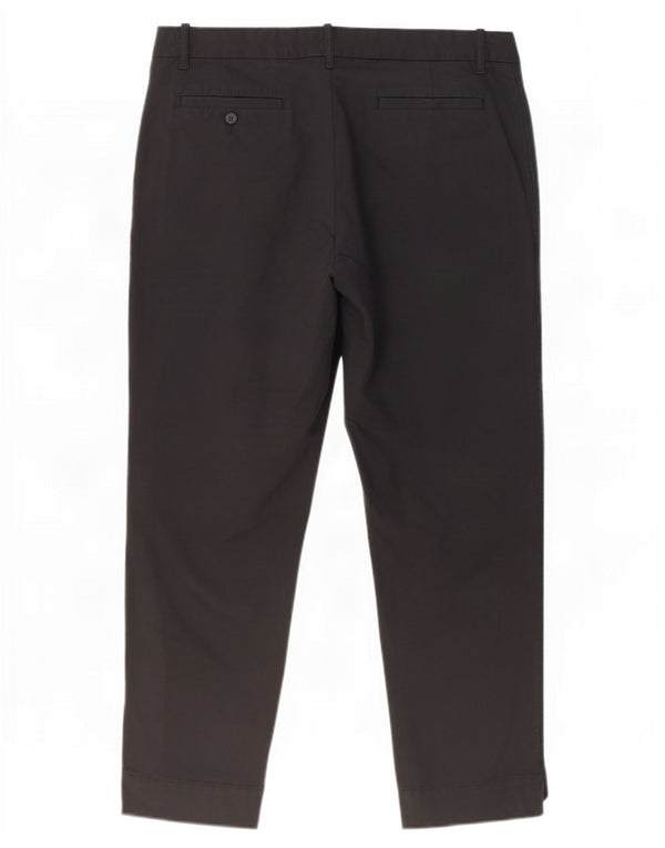Marks & Spencer Womens Straight Chino Trousers UK 20 2XL W38 L27 Black