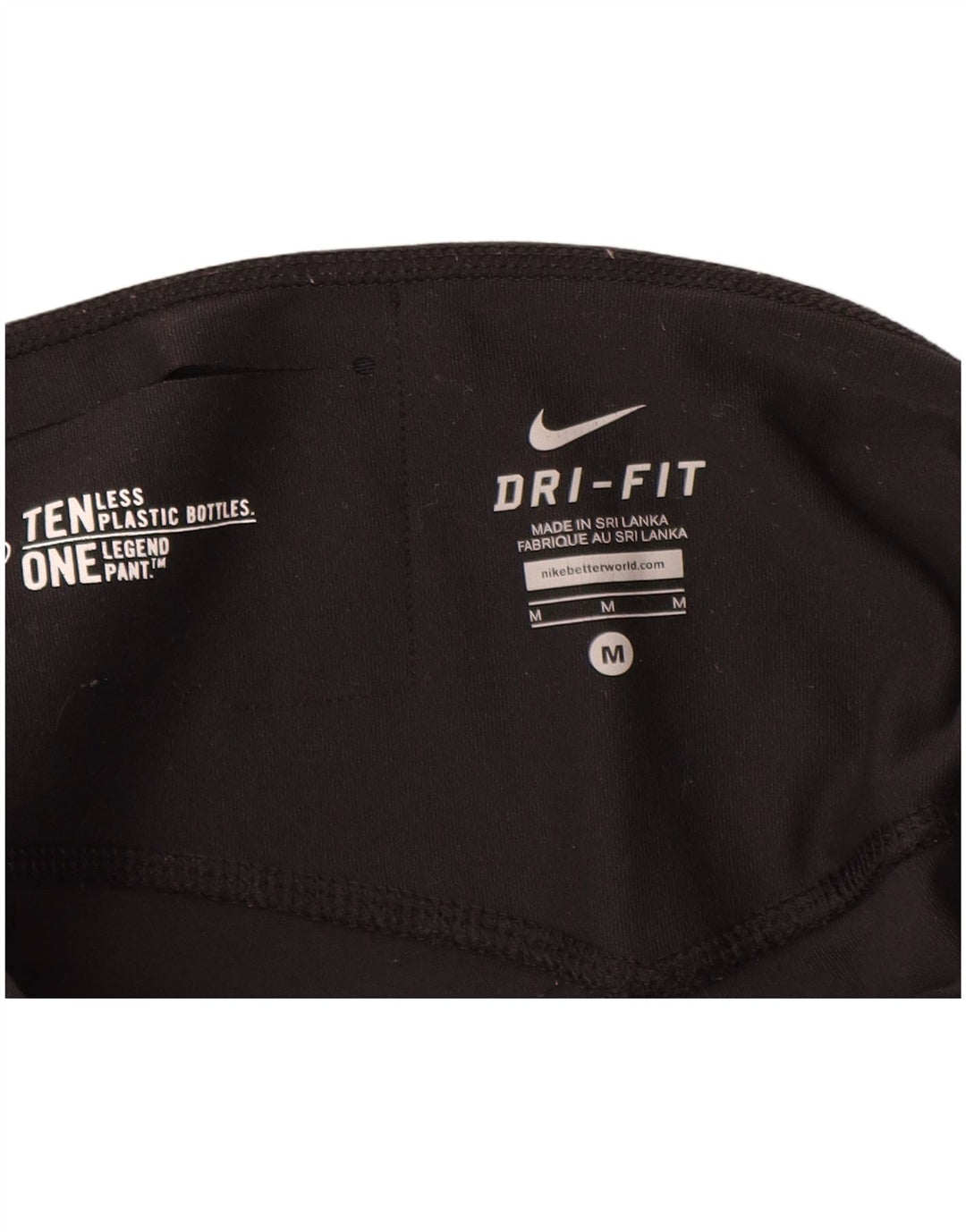 Женские спортивные брюки Nike Dri Fit UK 14, средний черный полиэстер