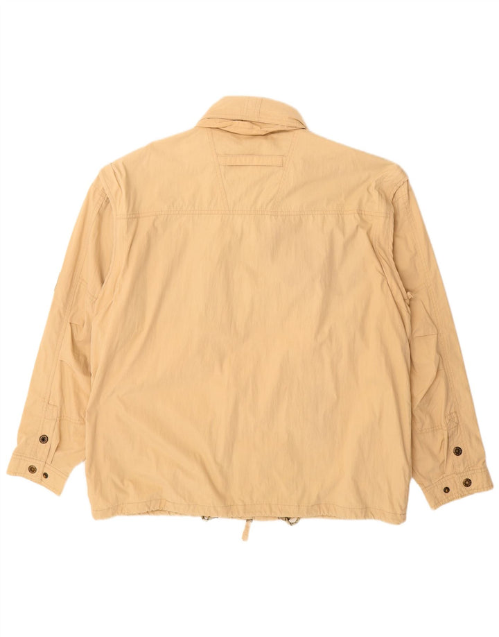 VINTAGE Мужская куртка IT 54 2XL Бежевый хлопок