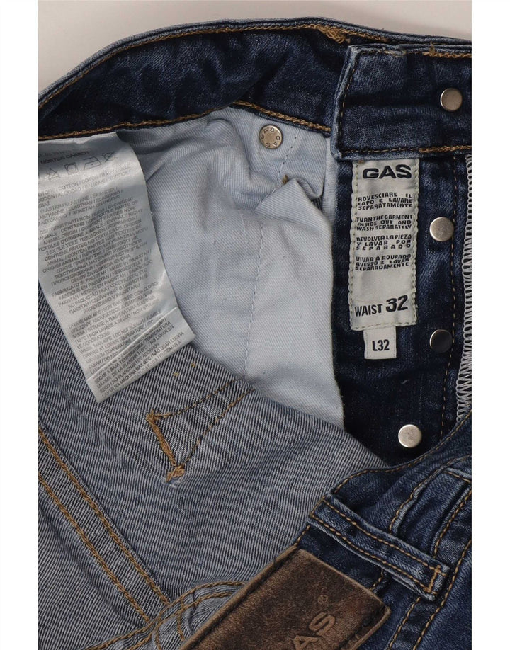 Мужские потертые узкие джинсы Gap W32 L32, синие, хлопок