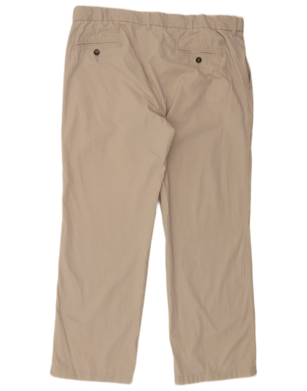 Мужские прямые брюки чинос Marks & Spencer Blue Harbor W38 L29 бежевые