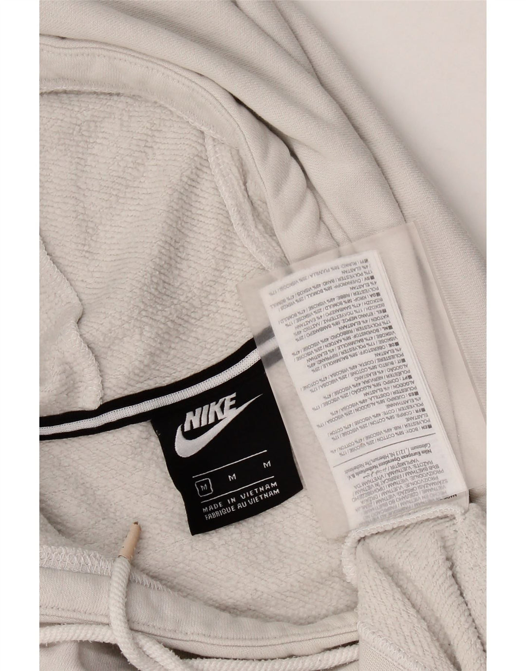 Женский укороченный худи с рисунком NIKE UK 14, хлопковый средний серый цвет