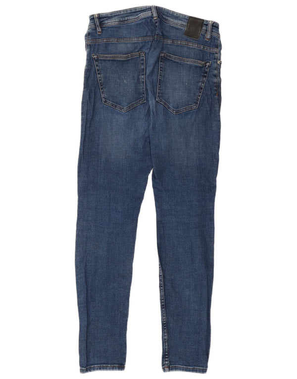 Мужские джинсы скинни Zara EU 42, большие W32 L30, синие