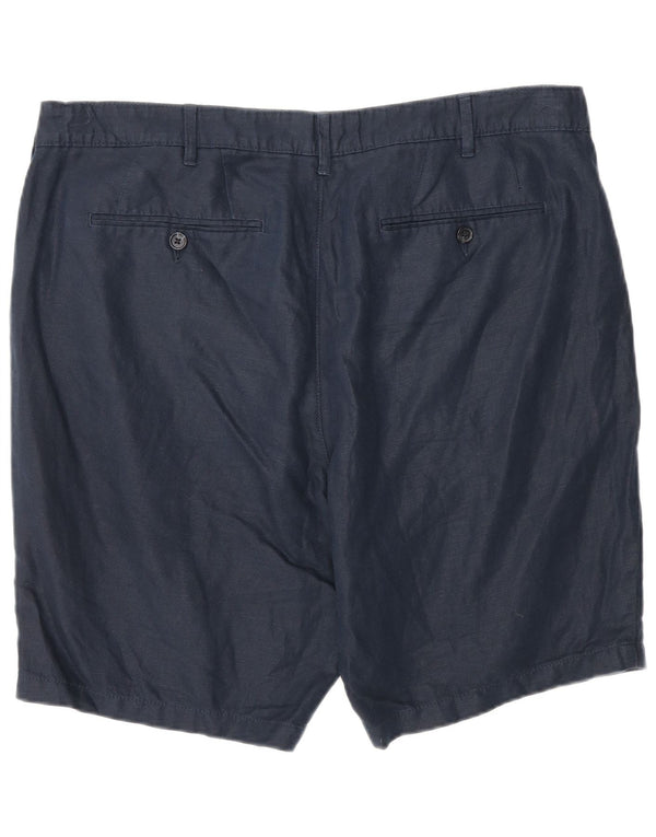 Мужские шорты чинос Marks & Spencer W38 XL темно-синие, хлопок