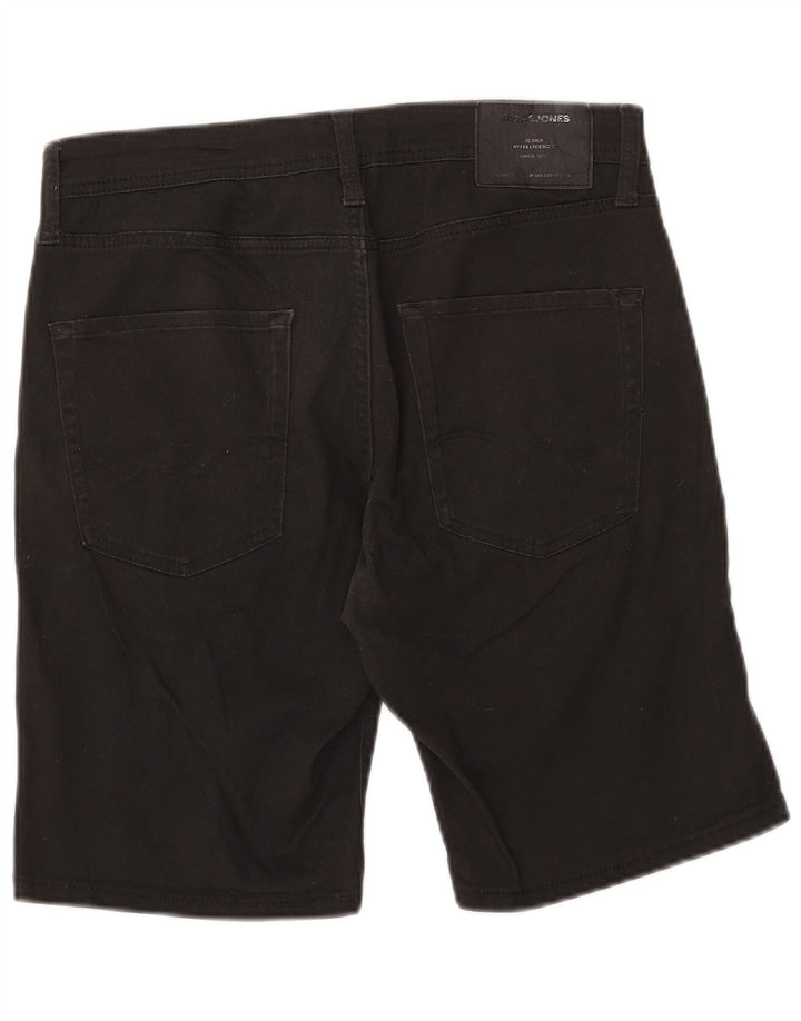 Мужские повседневные шорты Jack & Jones Regular W32, черные, хлопковые