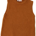 Женская майка Zara Vest UK 12, средний коричневый акрил