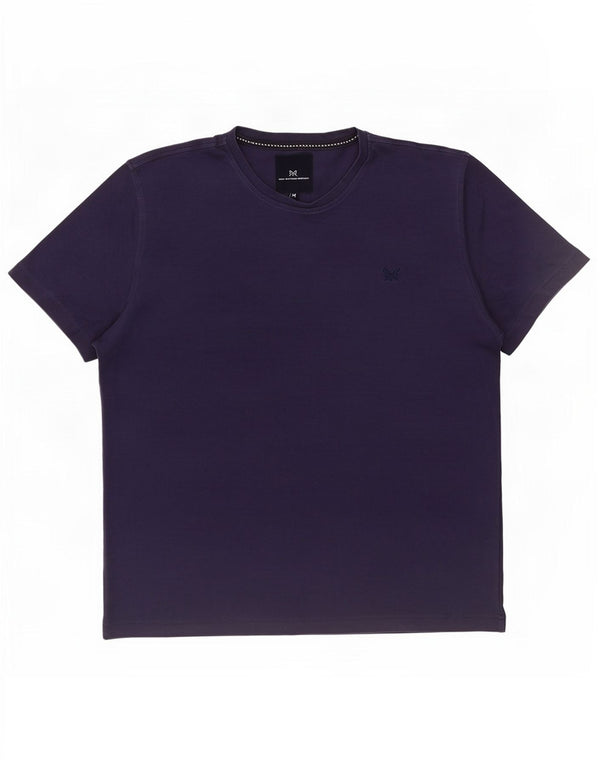 Crew Clothing Мужская футболка Top Medium Purple Cotton