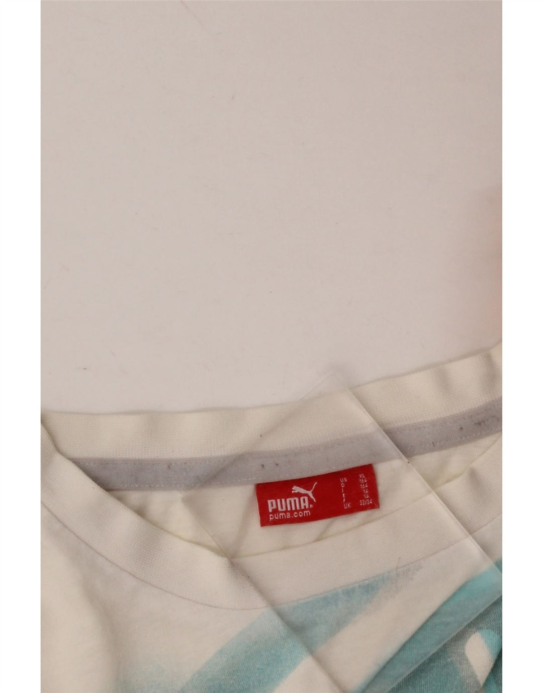 Футболка с рисунком PUMA для мальчиков, топ 13-14 лет, белая