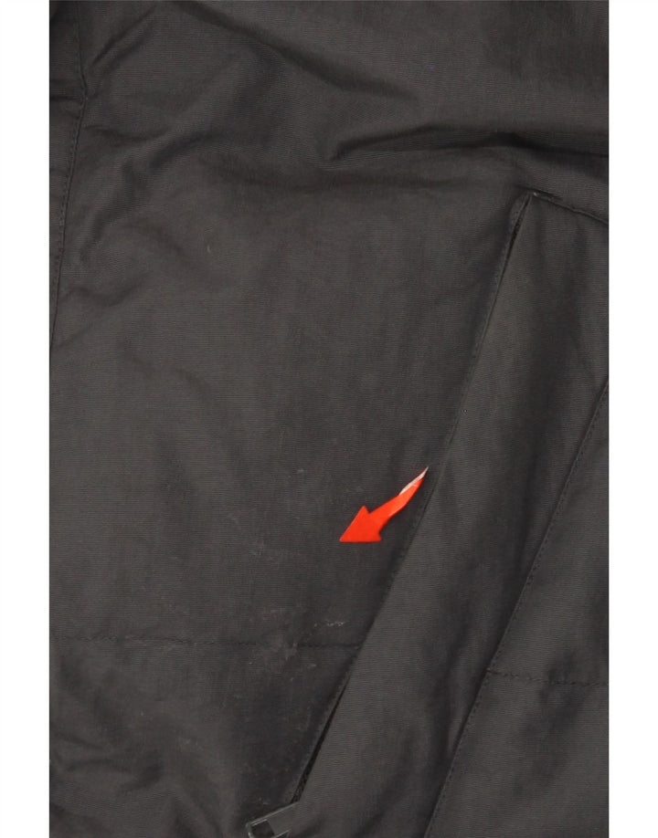 Gazzarrini Мужское стеганое пальто с капюшоном UK 42 XL Черный Полиамид