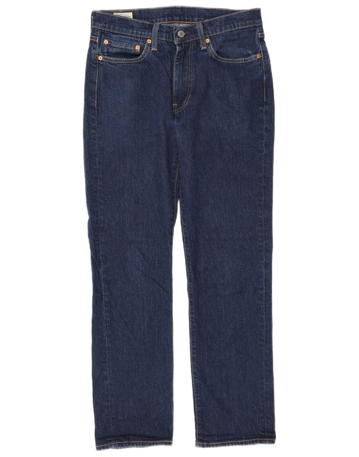 Мужские прямые джинсы Levi's 514 W31 L32 темно-синие, хлопок