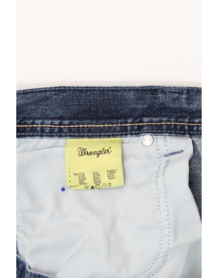 Мужские прямые джинсы Wrangler Wesley Regular W36 L32, синий хлопок