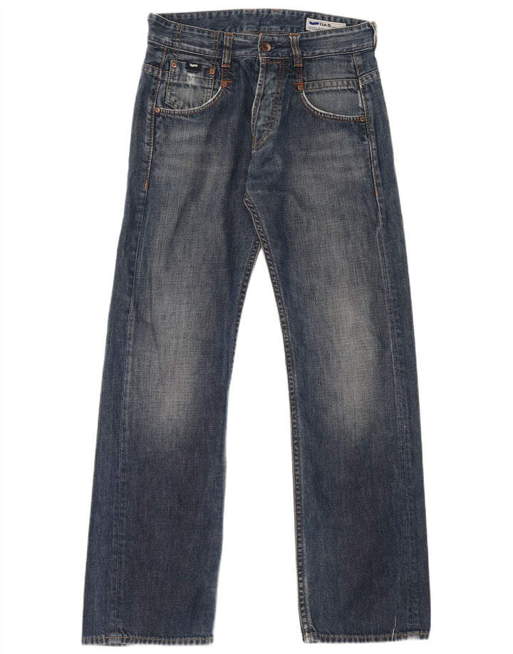 Мужские джинсы Gas Bootcut W30 L32, синие, хлопок