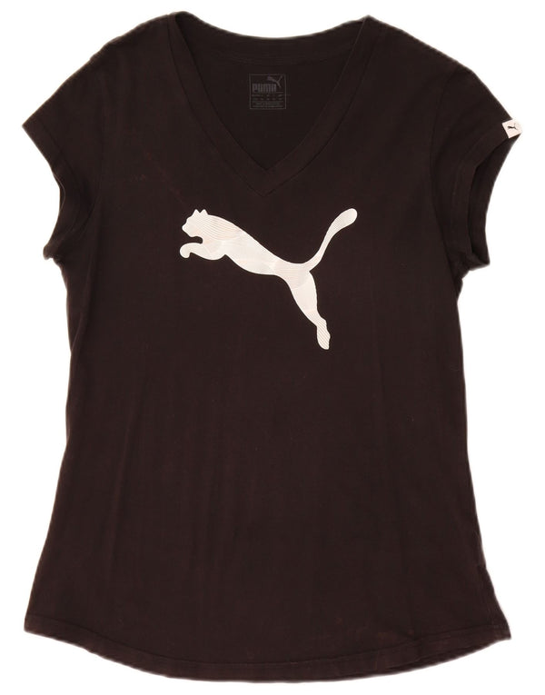 Женская футболка с рисунком Puma Top UK 14, большая черная