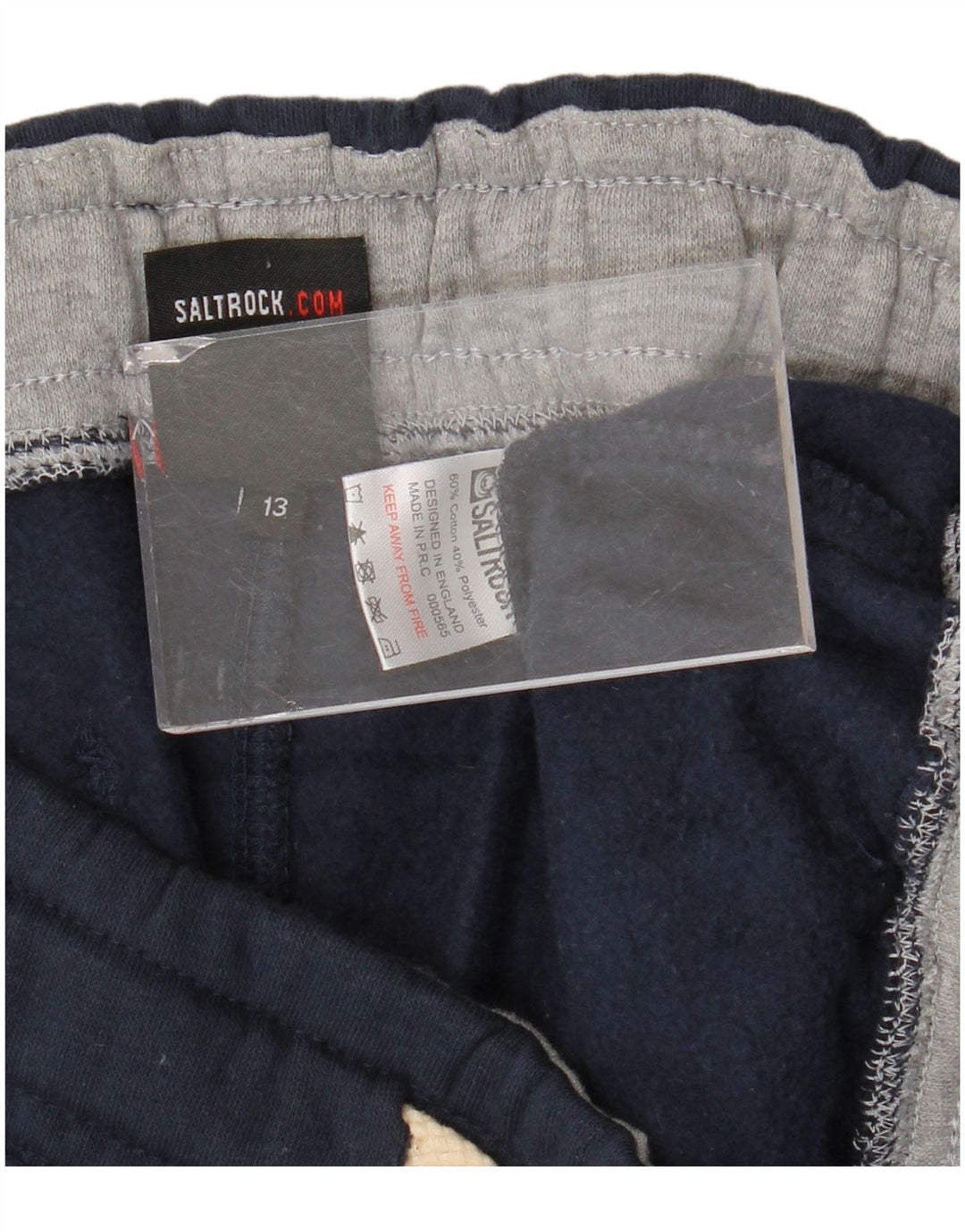 SALTROCK Спортивные брюки с графическим рисунком для мальчиков 12–13 лет, темно-синие, хлопковые