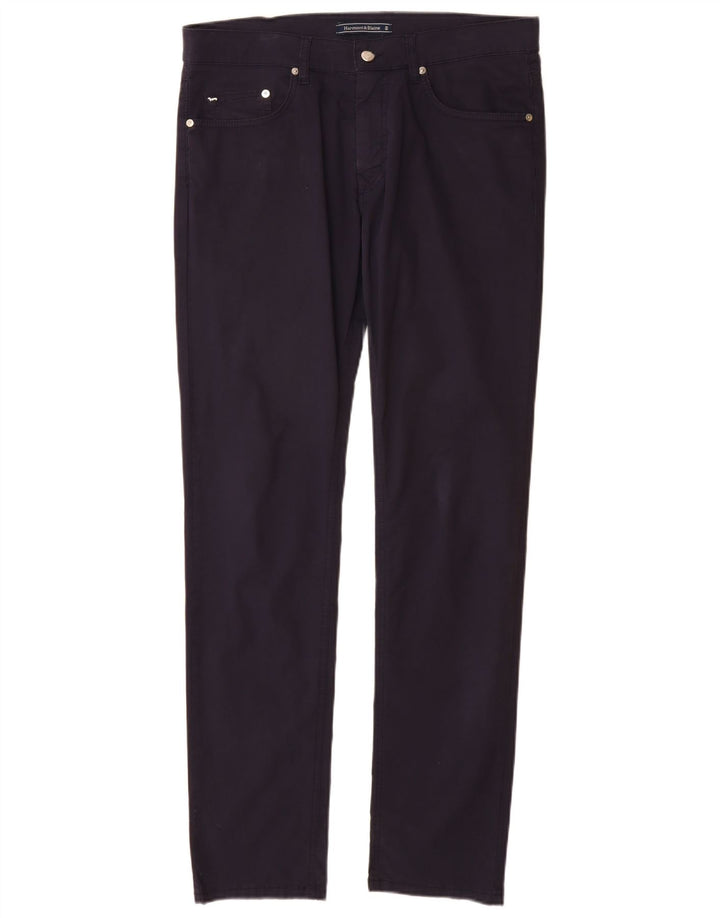 Harmont & Blaine Мужские узкие повседневные брюки IT 48 Medium W32 L33 Темно-синие