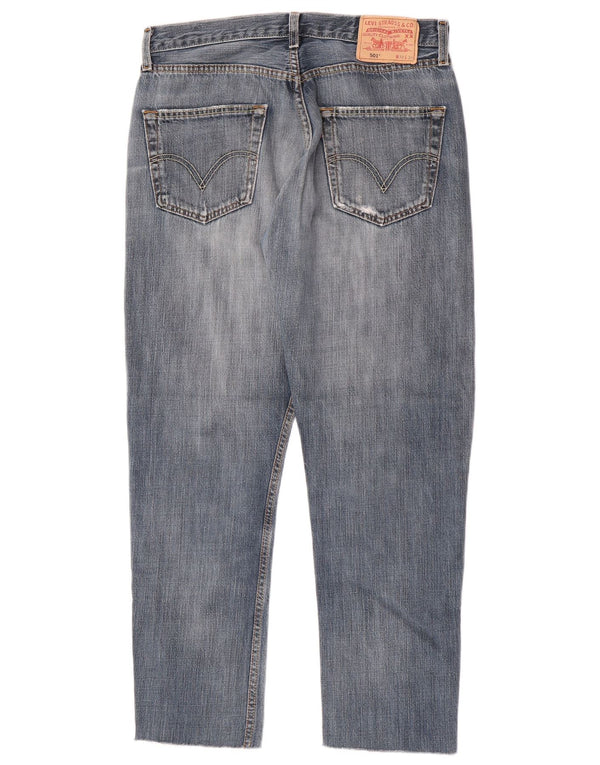 Мужские прямые джинсы Levi's 501 W32 L28, синий хлопок