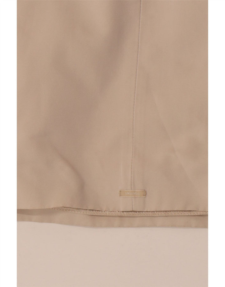 Женское платье прямого кроя без рукавов Max Mara, Великобритания, 16, большое белое, с цветными блоками