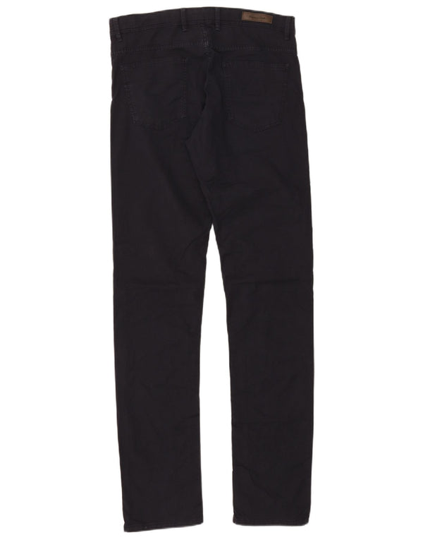 Massimo Dutti Мужские повседневные брюки Slim Fit EU 38 Small W30 L32 Темно-синие