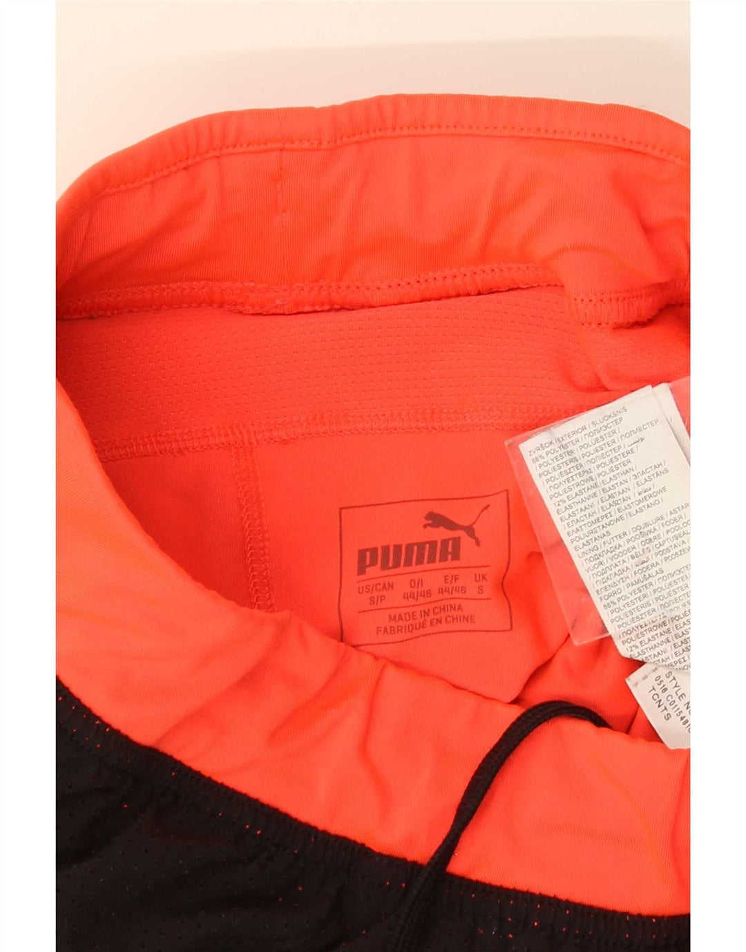 Мужские спортивные шорты Puma, маленькие черные, полиэстер с цветными блоками