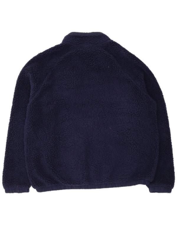 Fila Мужская флисовая куртка UK 42 XL Темно-синий полиэстер