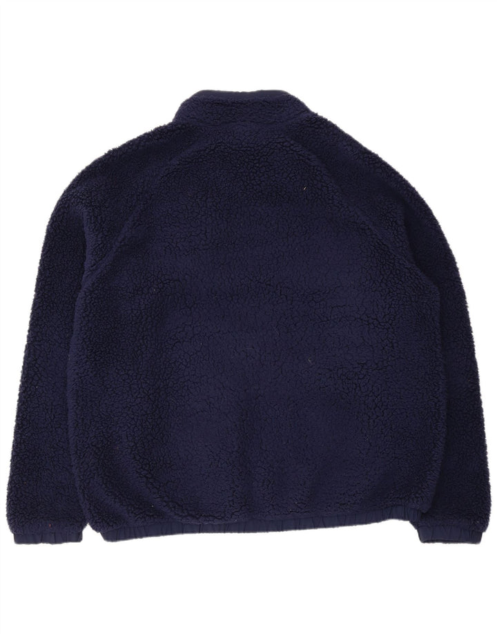 Fila Мужская флисовая куртка UK 42 XL Темно-синий полиэстер