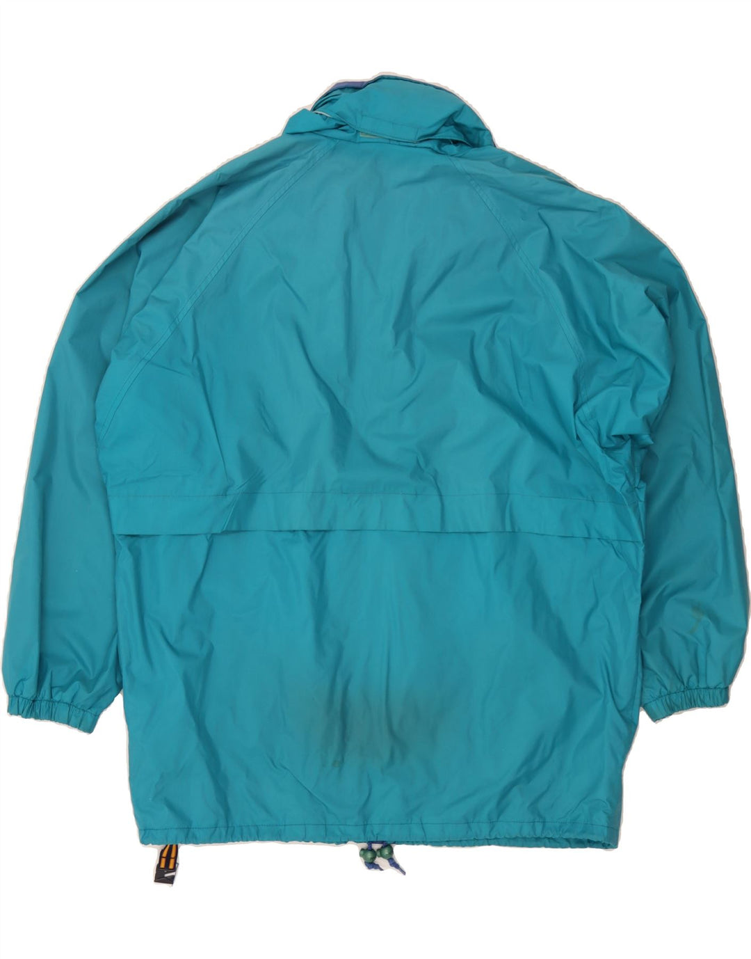 K-WAY Mens Raincoat UK 42 XL Blue Nylon Vintage K-Way and Second-Hand K-Way from Messina Hembry 