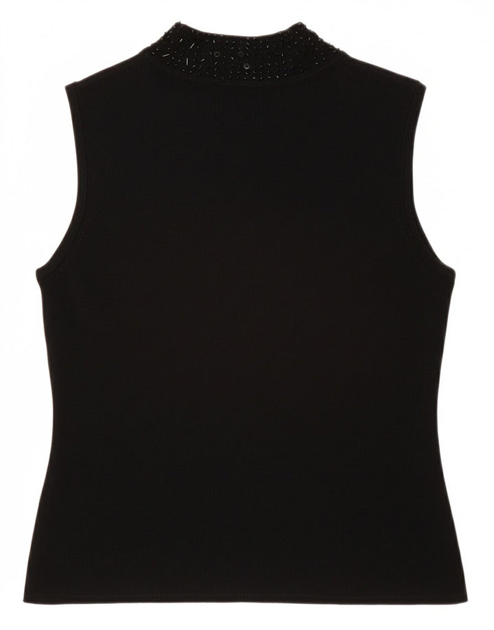 Женская блузка без рукавов SKY DESIGN, черный вискоза, США 2 XS