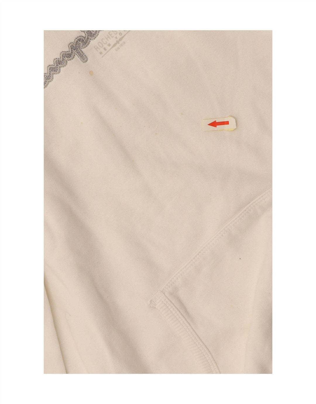 Женский джемпер с капюшоном CHAMPION Heritage Classics, Великобритания 14, средний белый