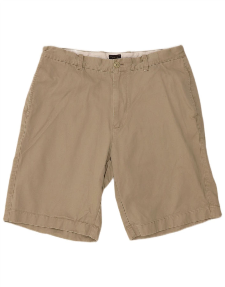 Мужские шорты чинос J. CREW W35, большие, бежевые, хлопок
